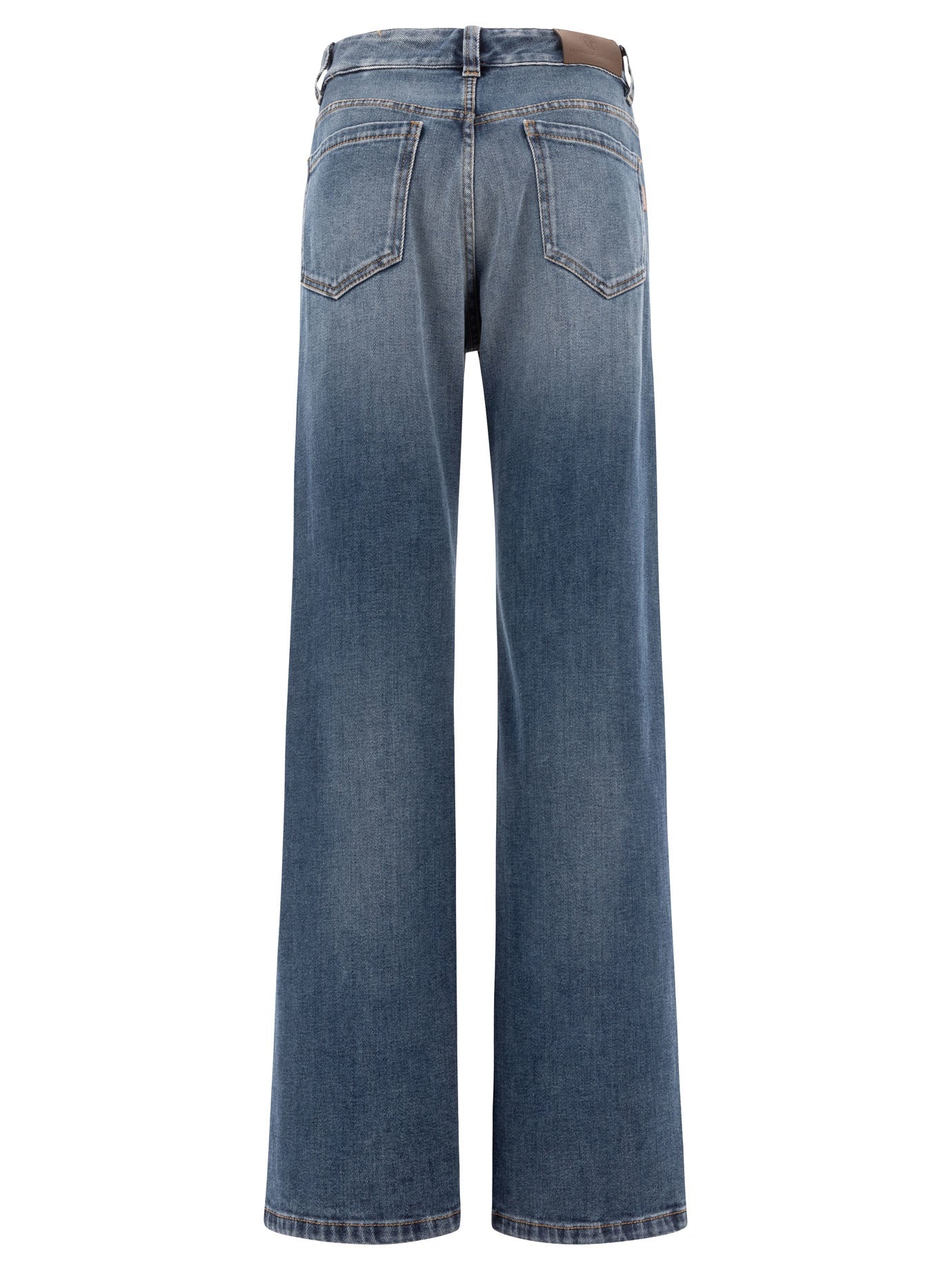 Brunello Cucinelli Jeans With Shiny Tab - 2