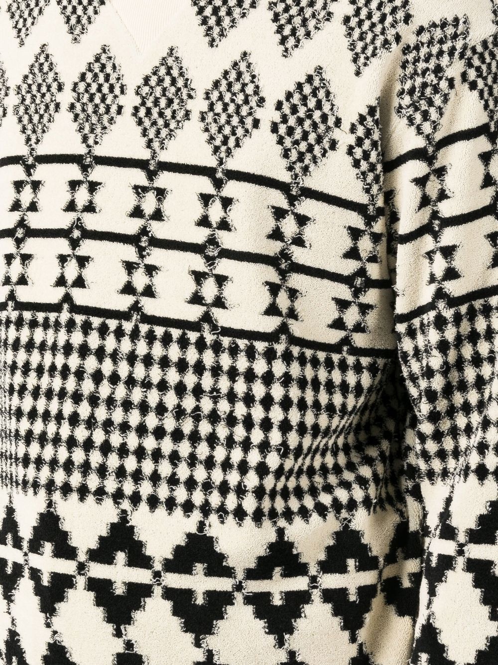 stripe-jacquard wool sweater - 5
