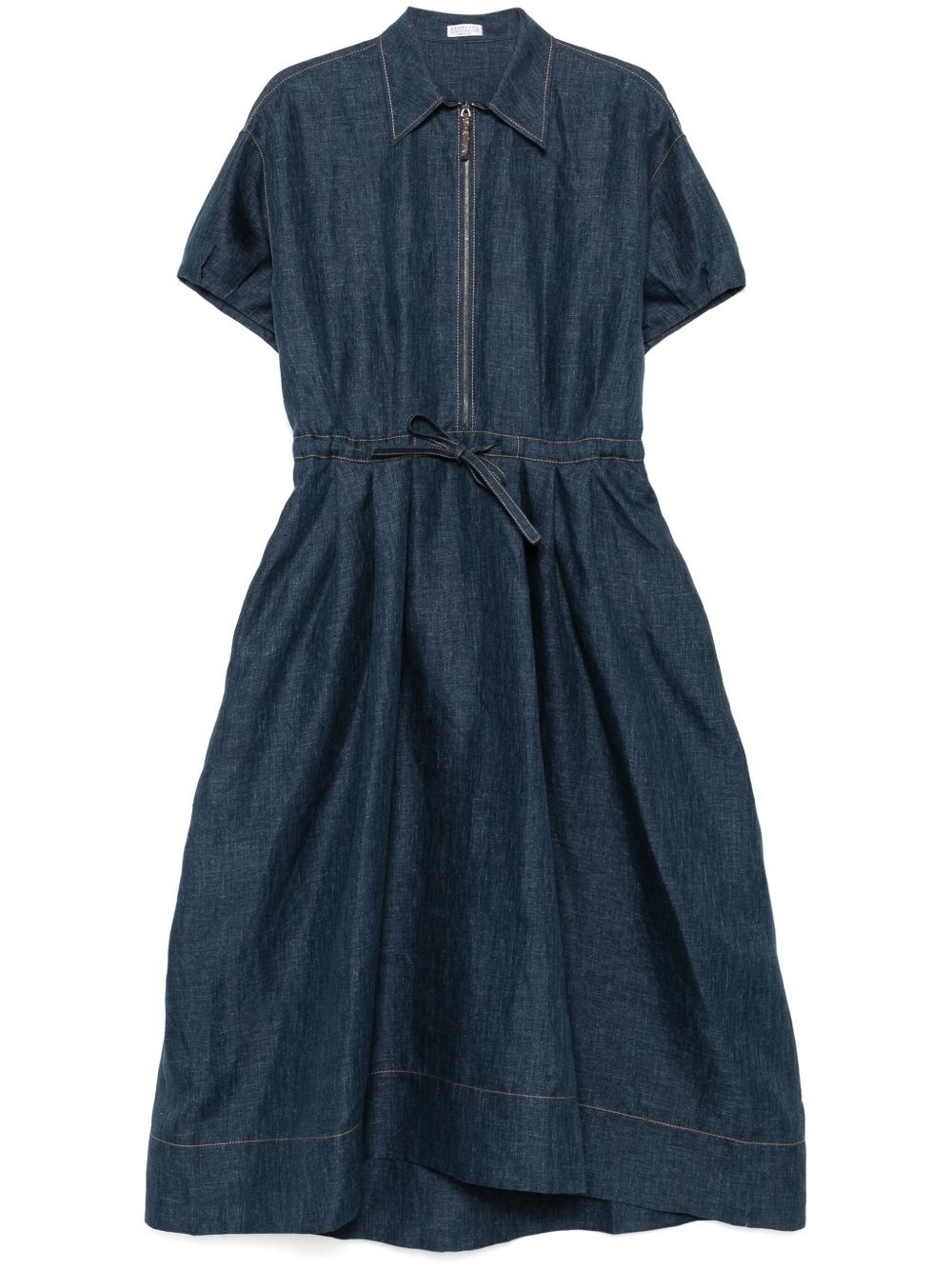 denim maxi dress - 1