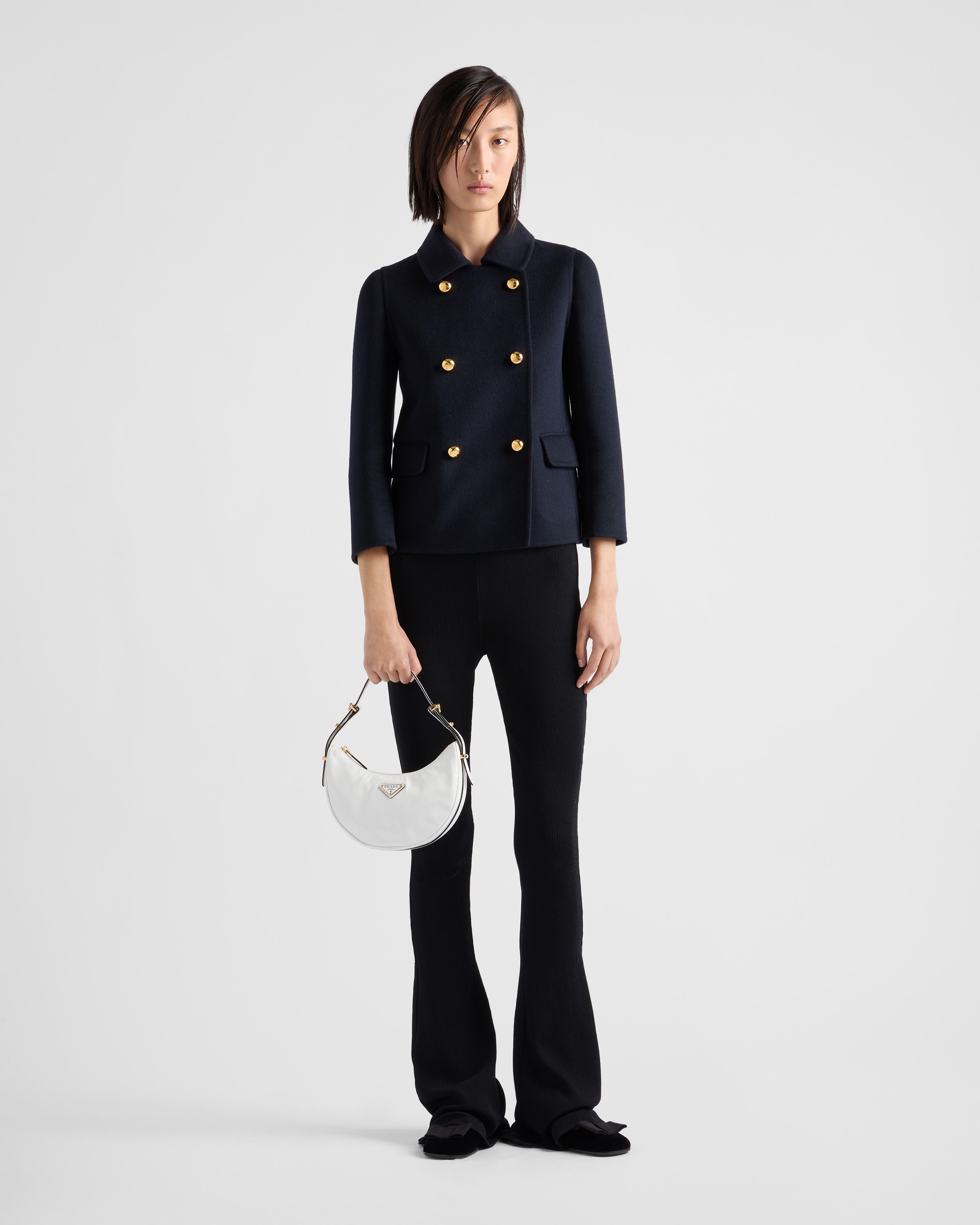 Prada Arqué naplak patent leather shoulder bag - 2