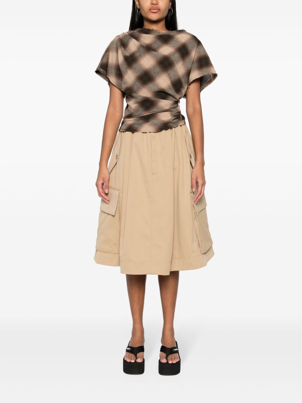 cotton cargo skirt - 2
