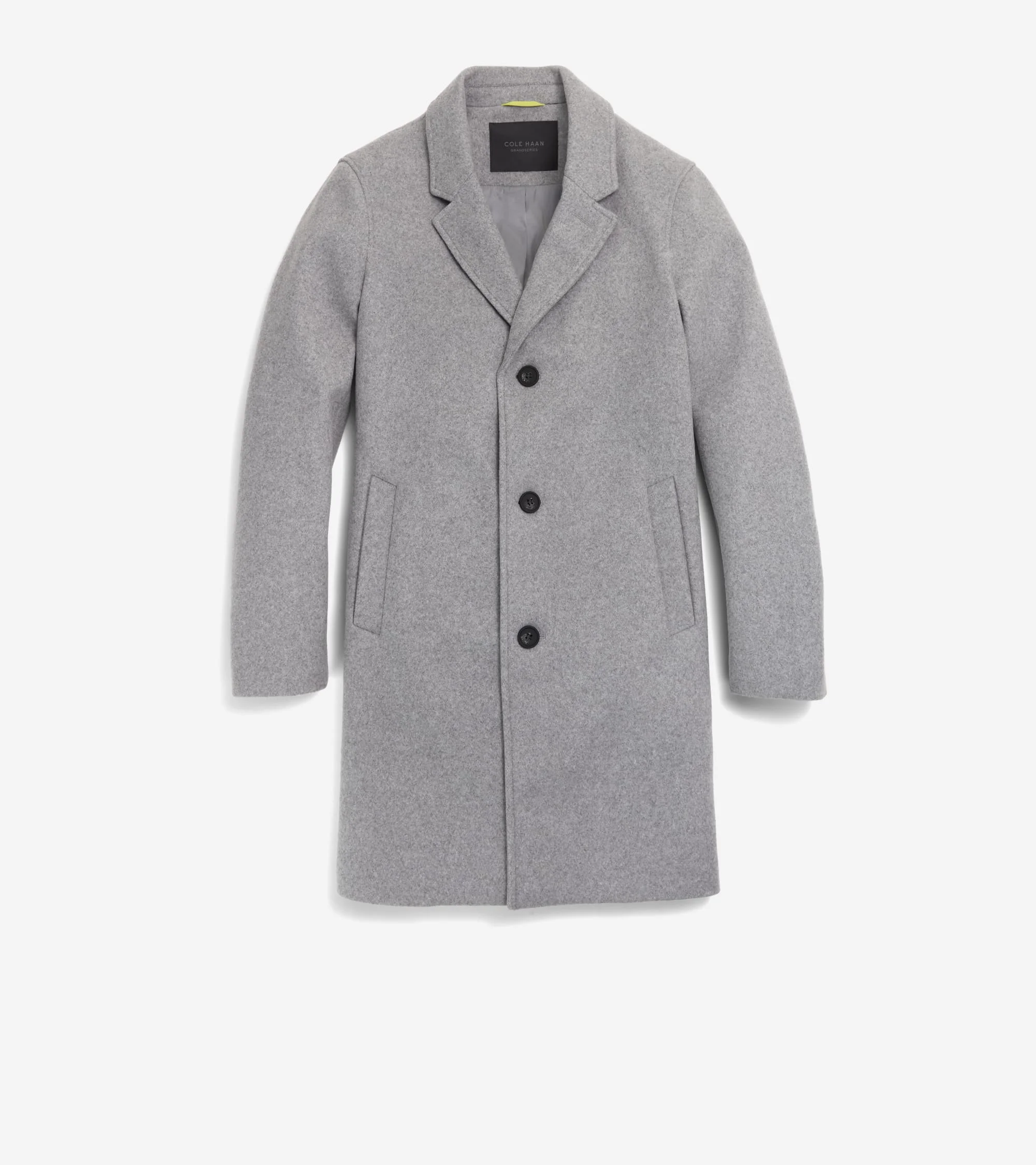 Men's Stretch Wool Top Coat - 1