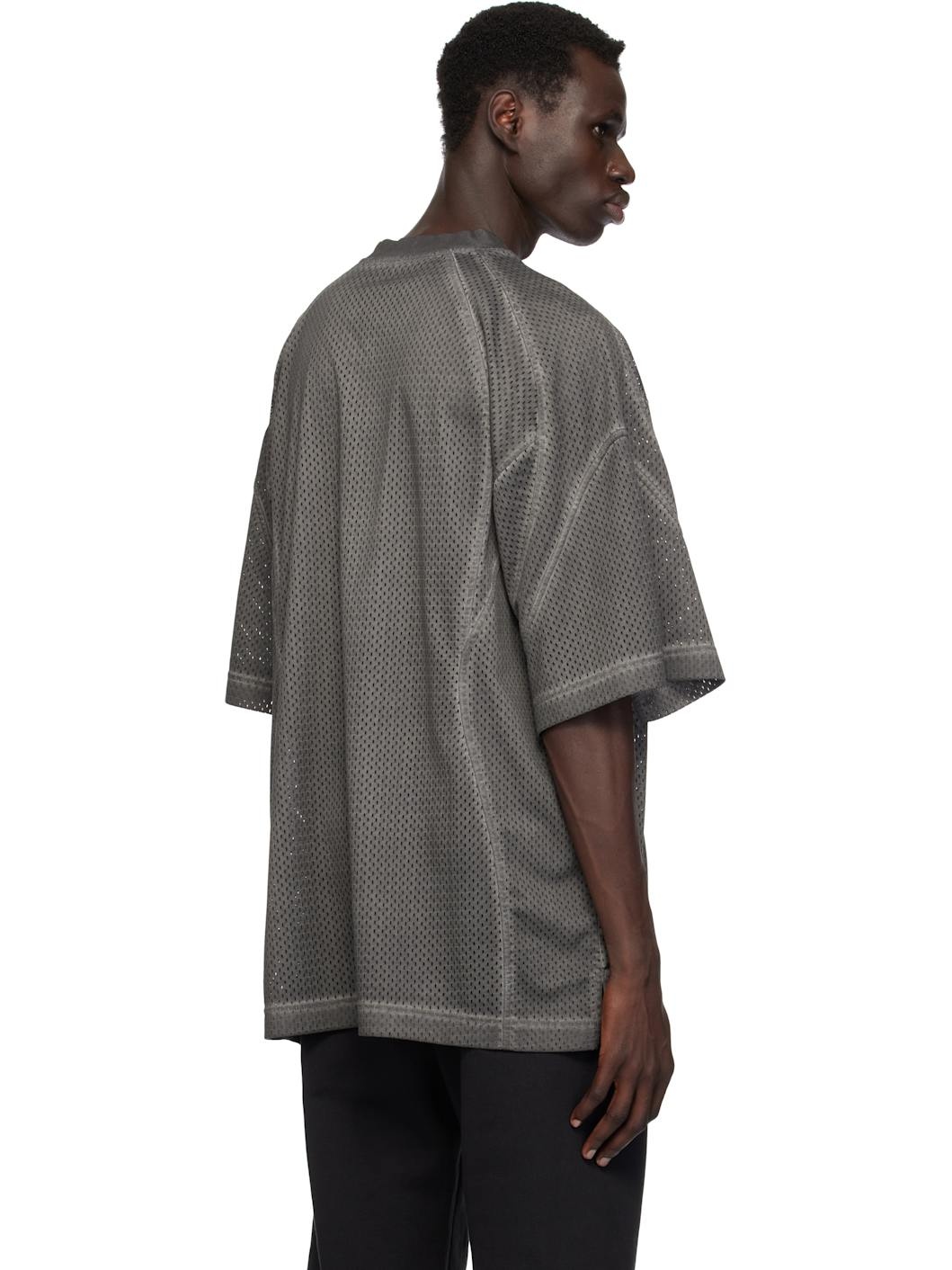 Gray Short Sleeve T-shirt - 3