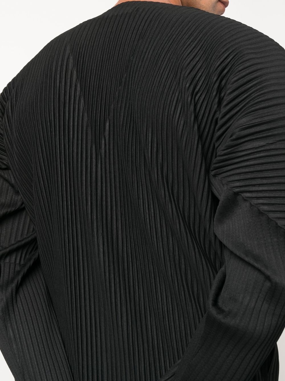 fully-pleated long-sleeve shirt - 5