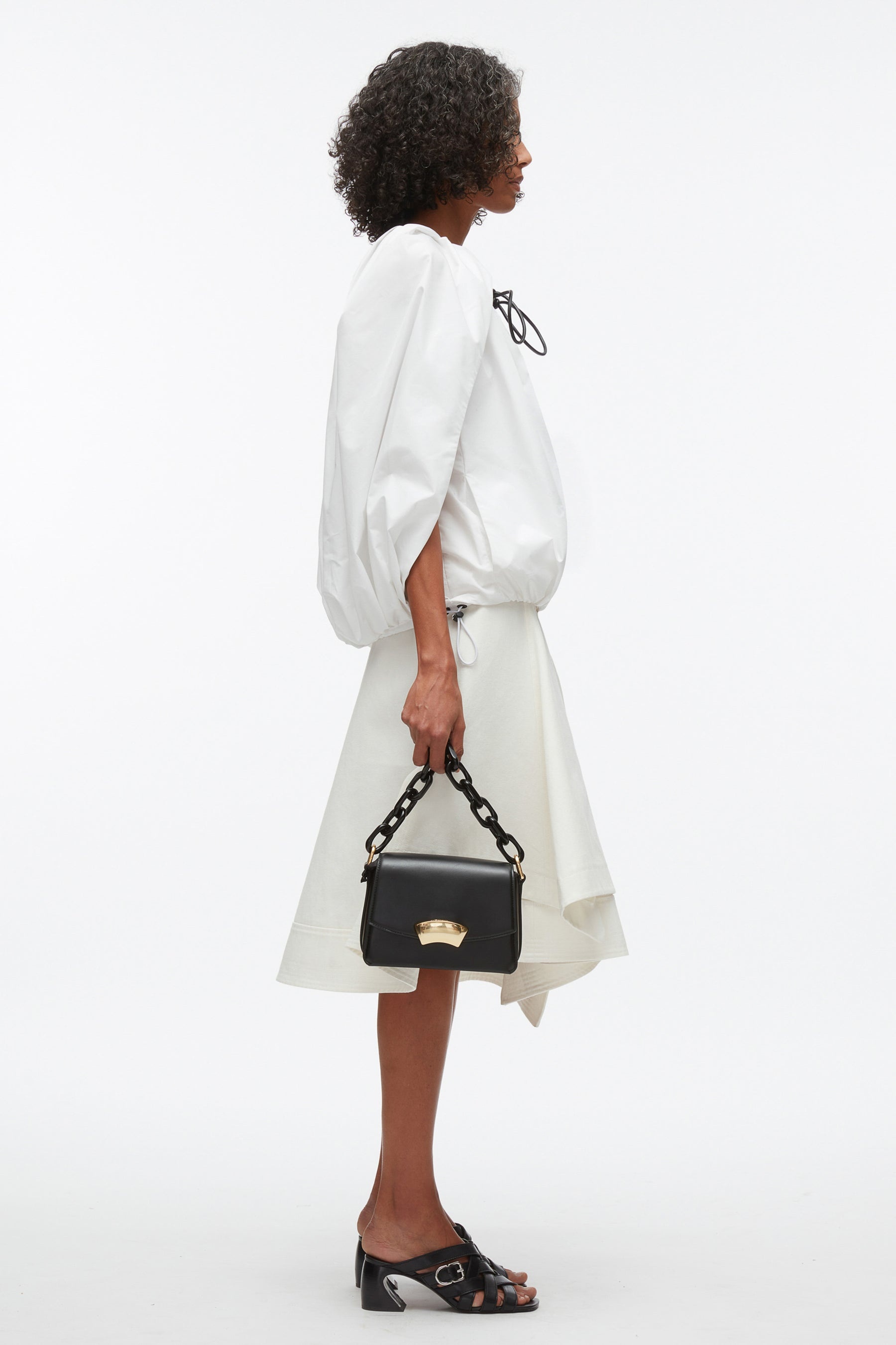 ID Shoulder Bag with Resin Chain - 2