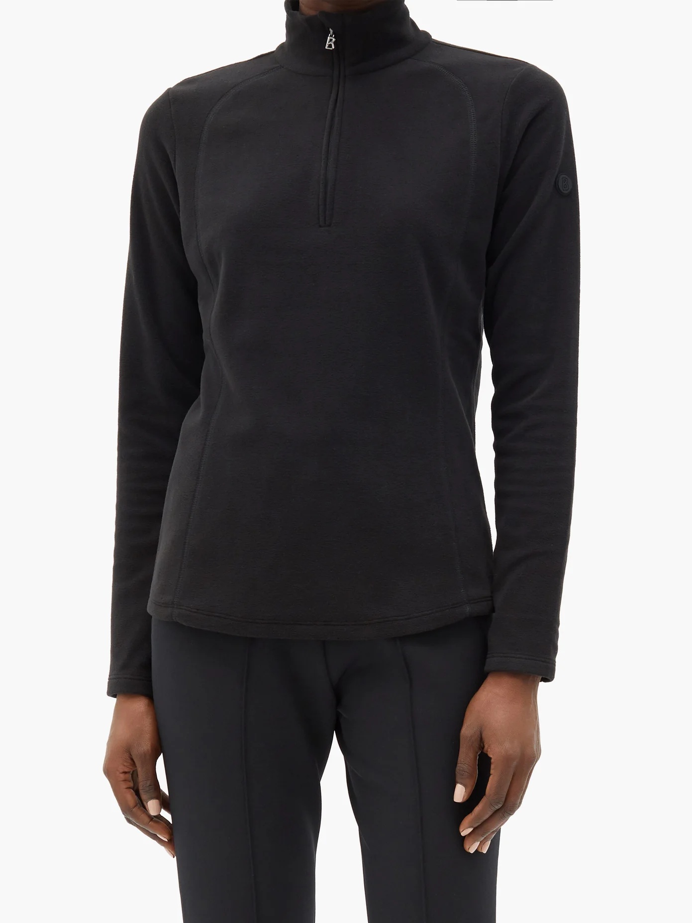 Madita zipped high-neck fleece base-layer jacket - 2