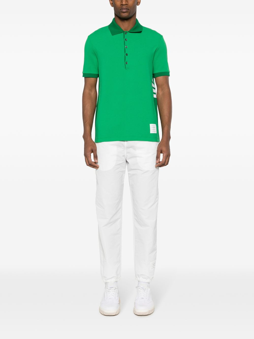 4-Bar cotton polo shirt - 2