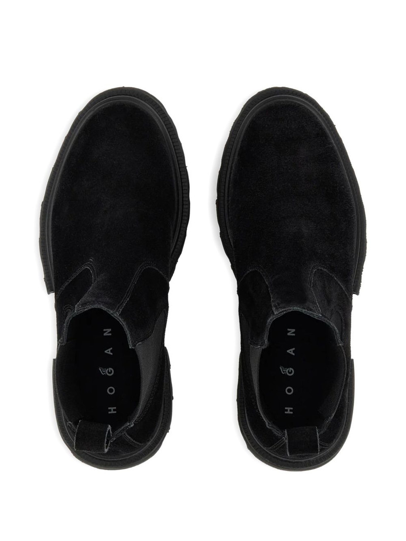 elastic suede ankle boots 4