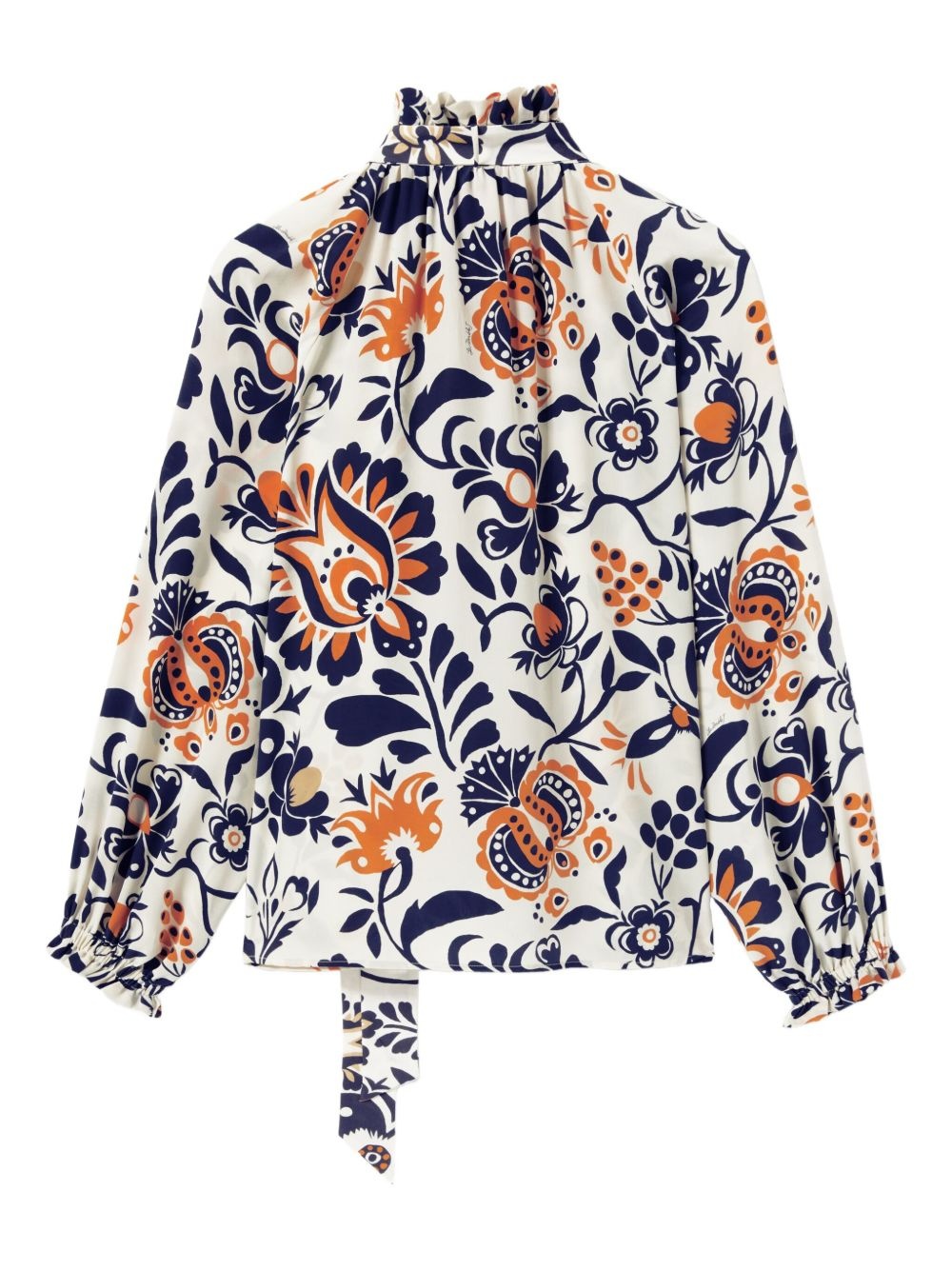 Cerere ruffled high-neck blouse - 5