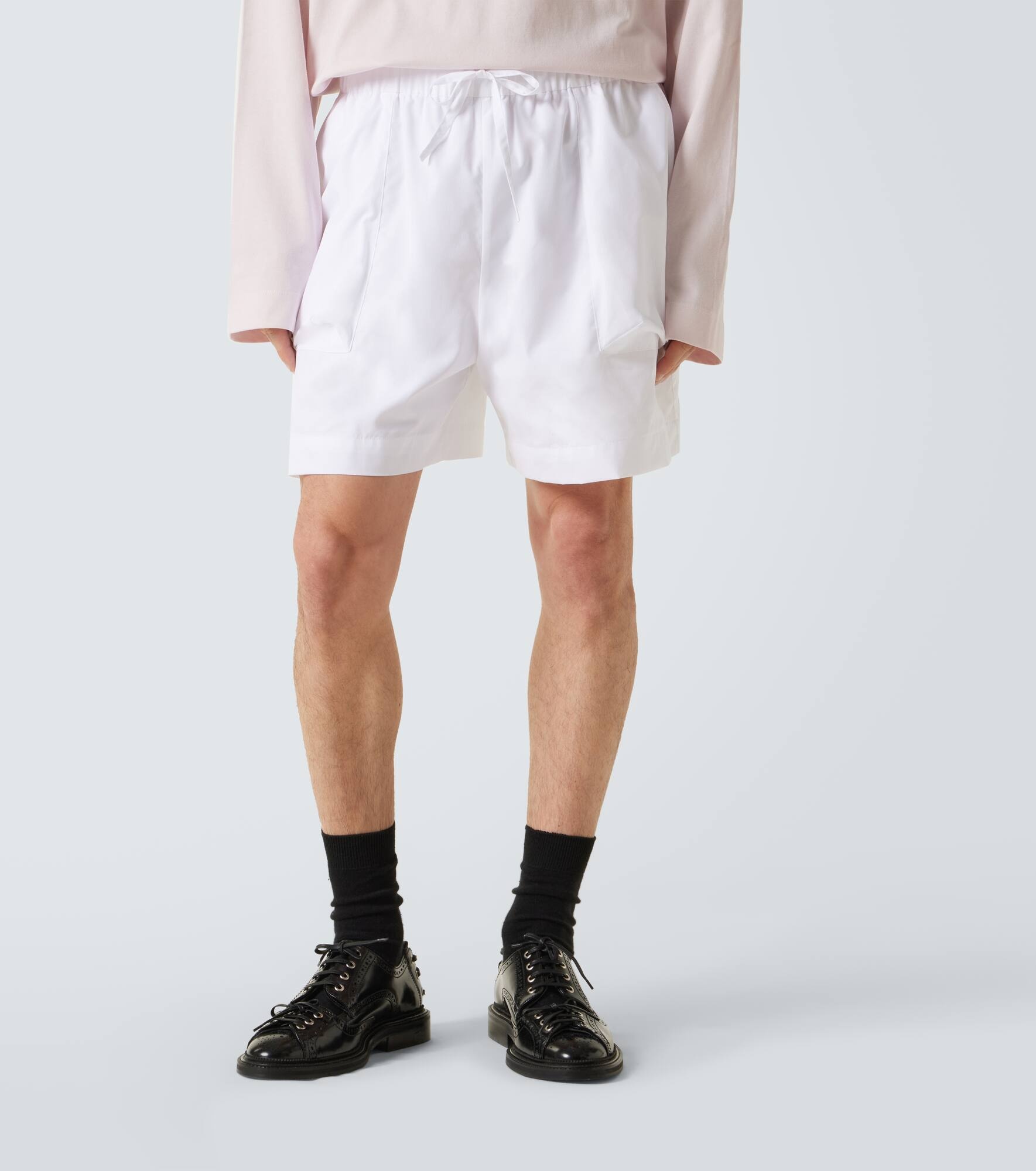 Cotton cargo shorts - 3