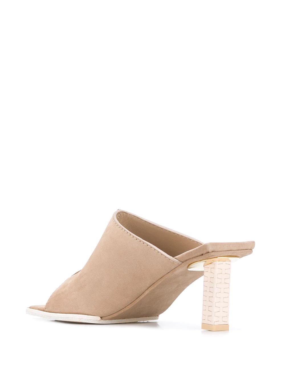 Carino 70mm square-toe mules - 3