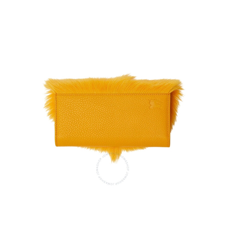 Burberry Faux Fur Chess Continental Wallet - 3