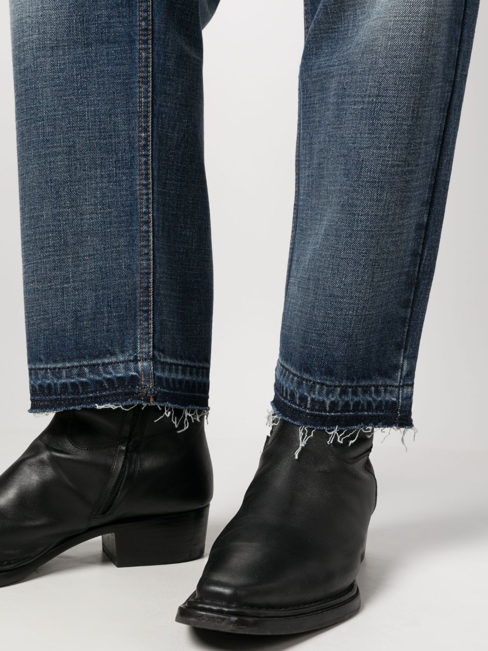 straight-leg cropped jeans - 5
