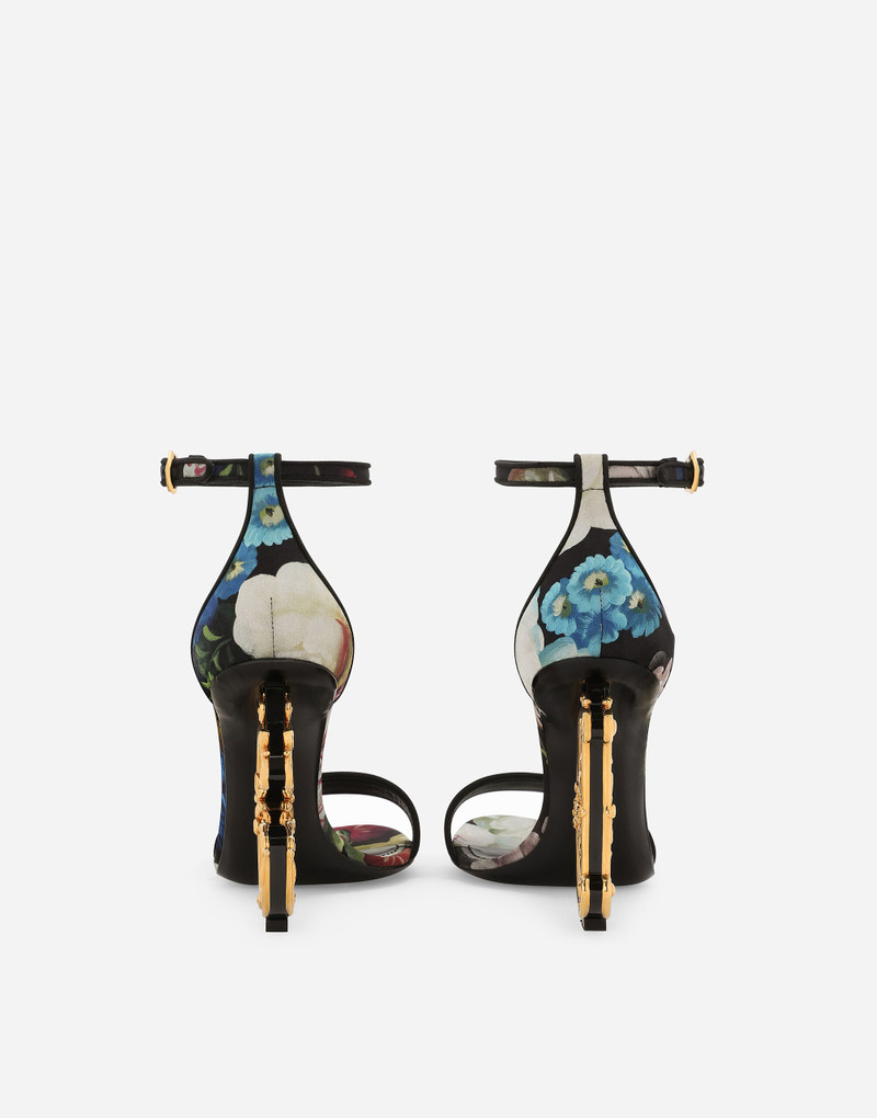 Dolce & Gabbana Charmeuse Baroque DG sandals outlook