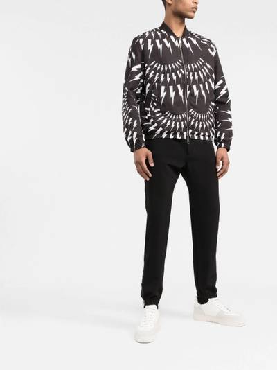 Neil Barrett Thunderbolt-print bomber jacket outlook