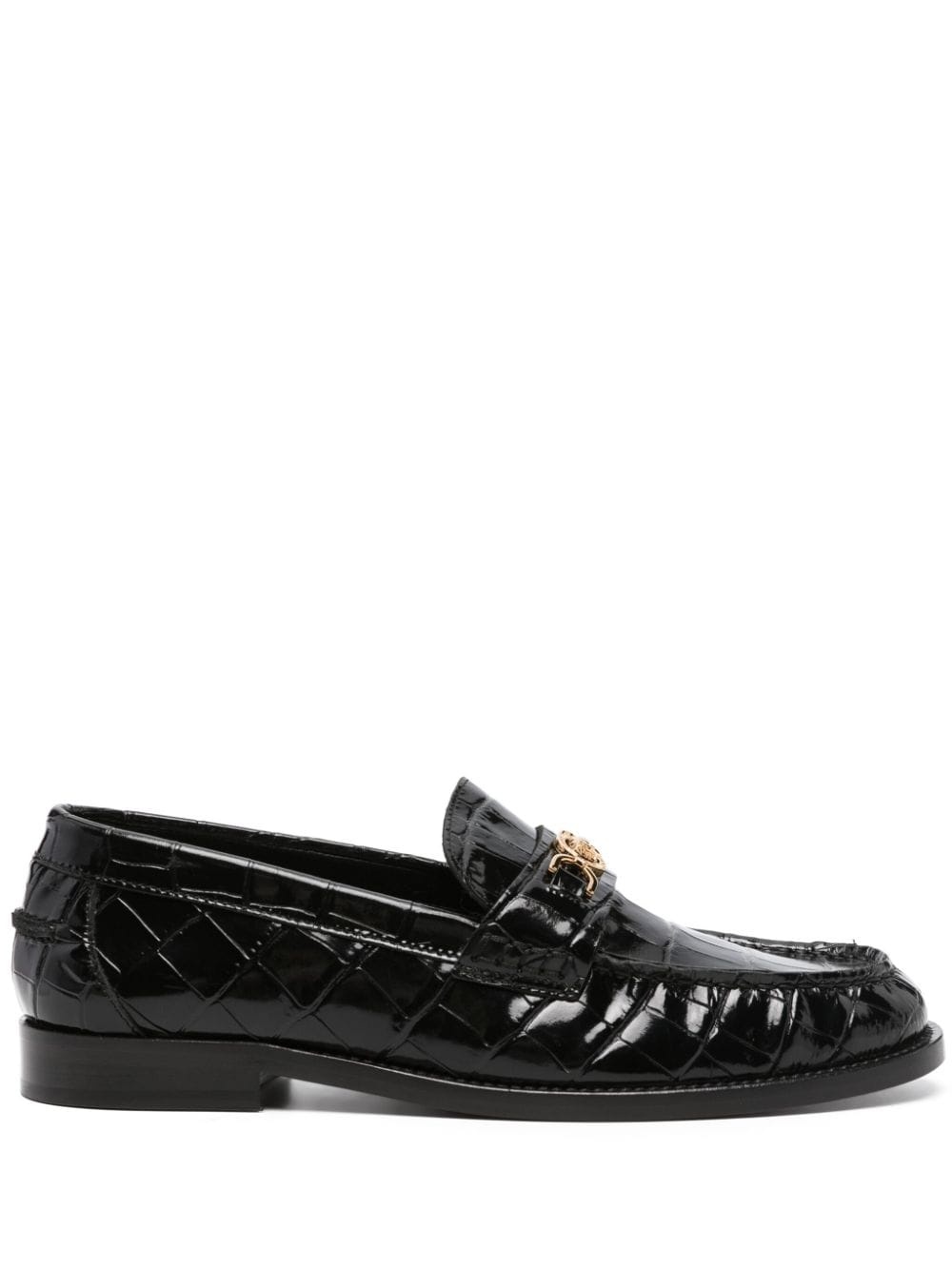 Medusa '95 crocodile-embossed loafers - 1