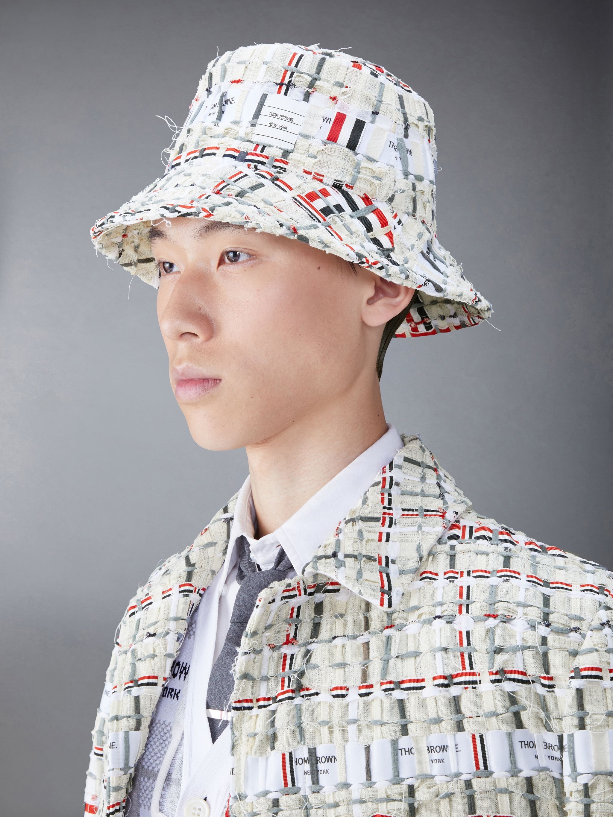 Deconstructed Tweed Bucket Hat - 4