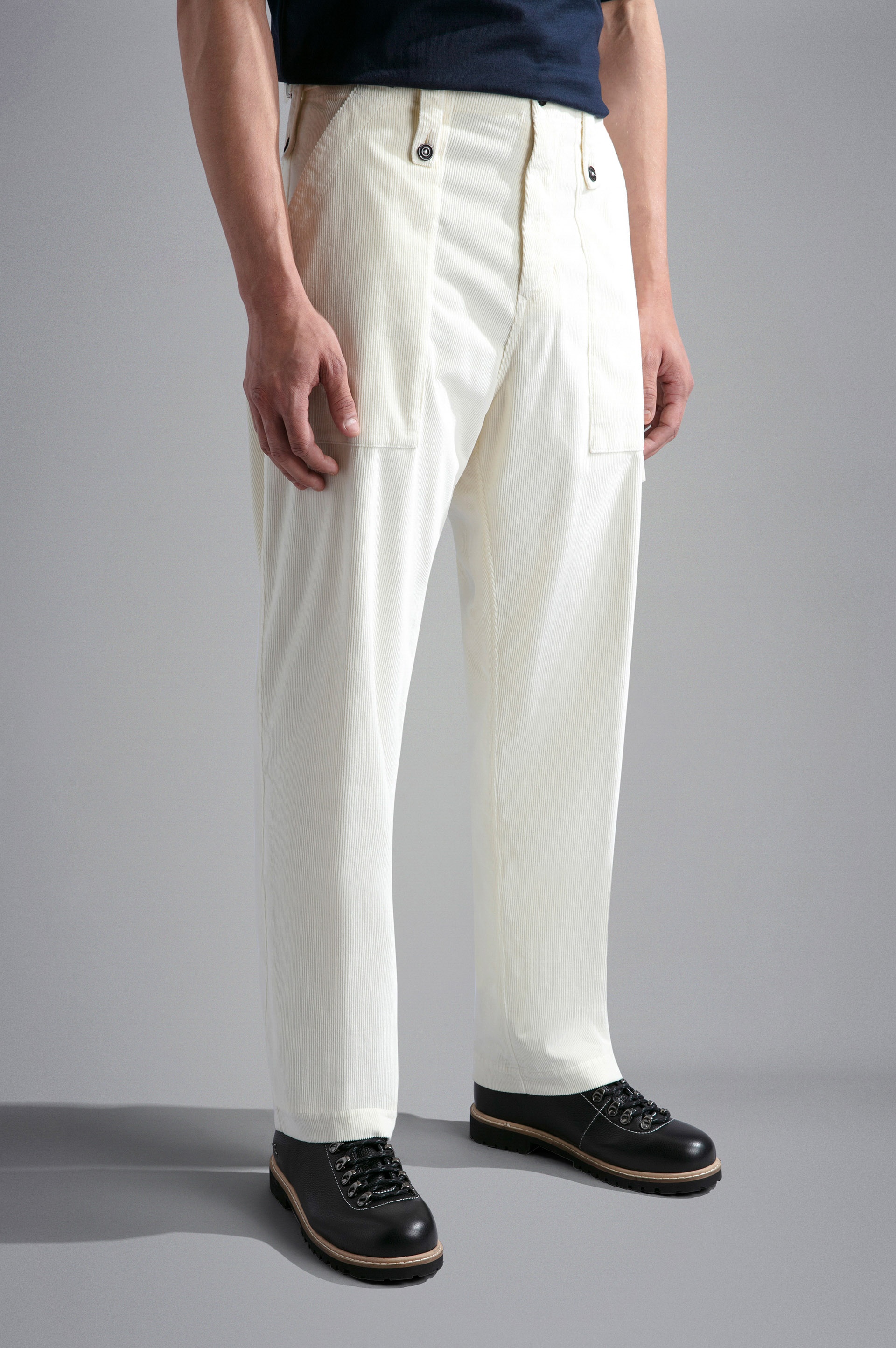 VELVET CARGO TROUSERS - 6