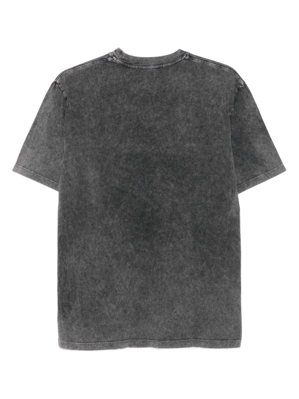rabbit-print acid-wash T-shirt - 2