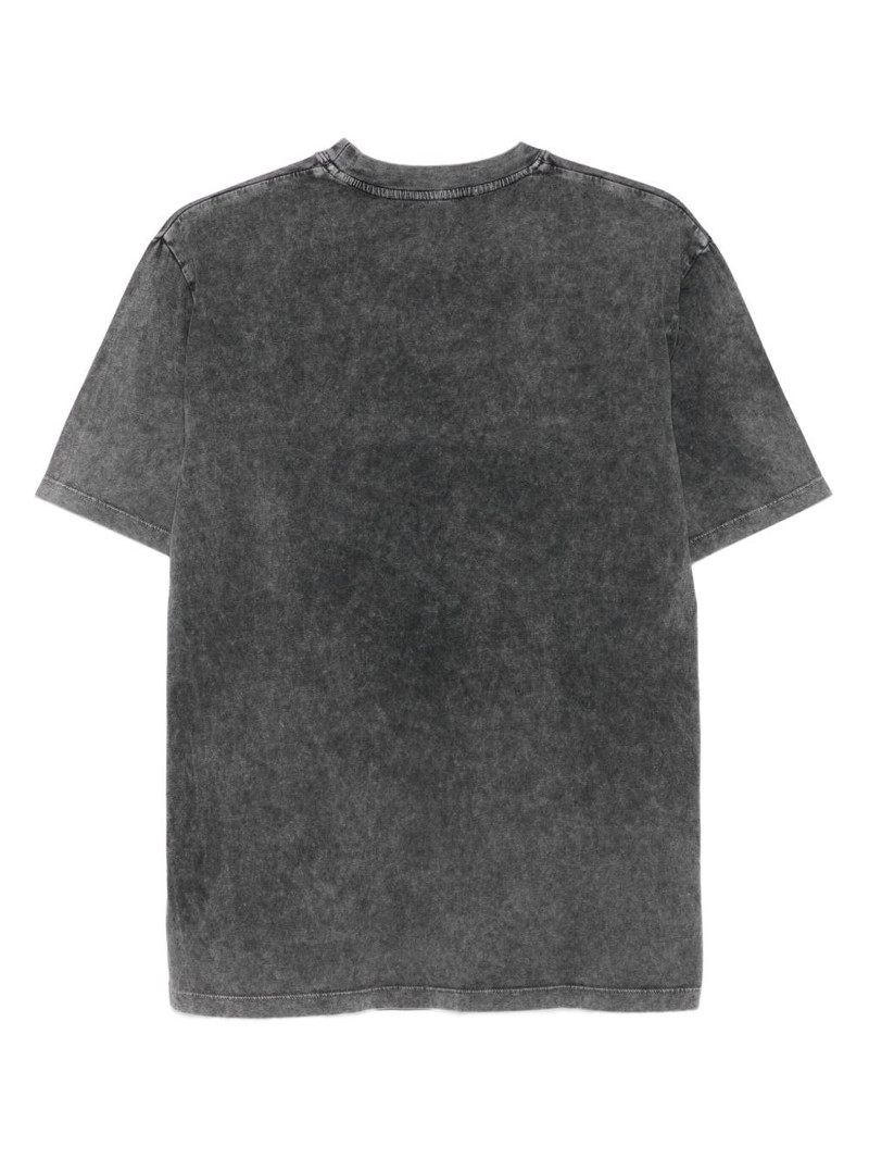 MSGM rabbit-print acid-wash T-shirt outlook