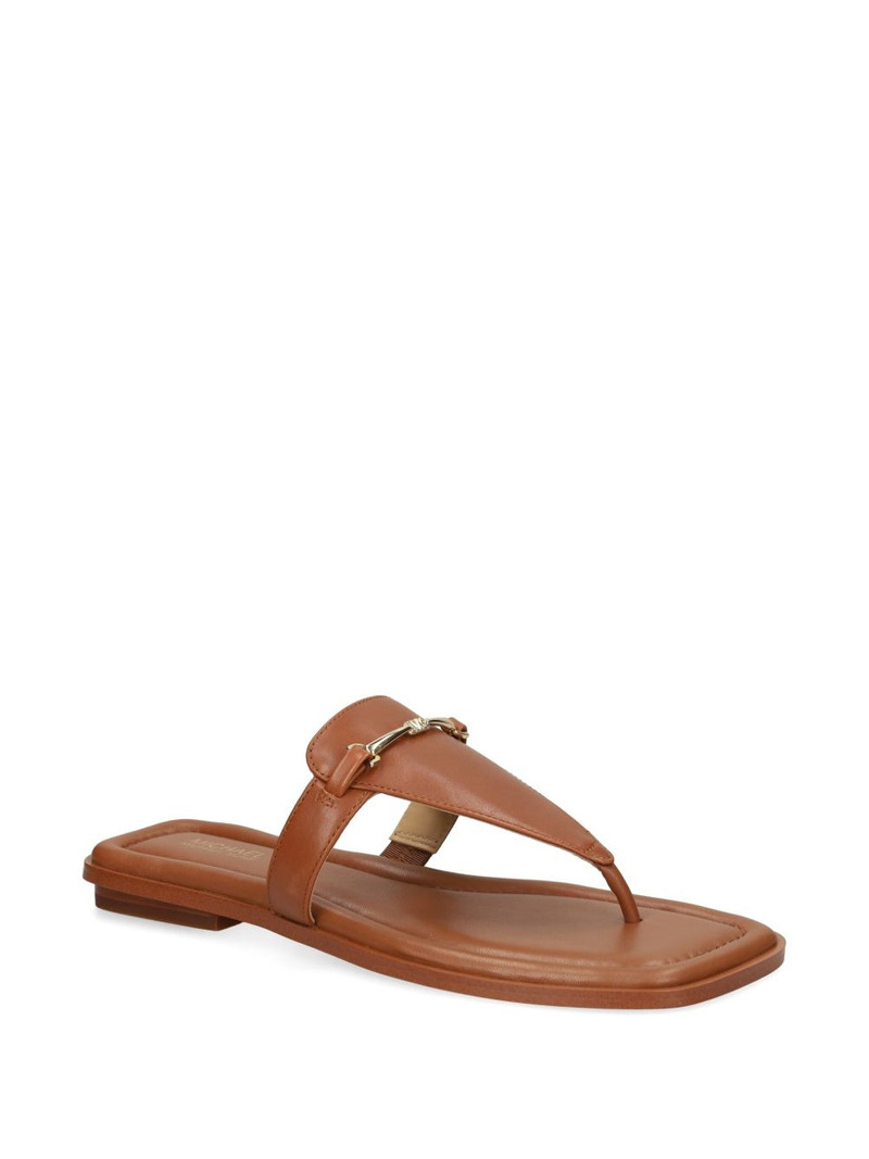 MICHAEL KORS logo-plaque flip-flops outlook