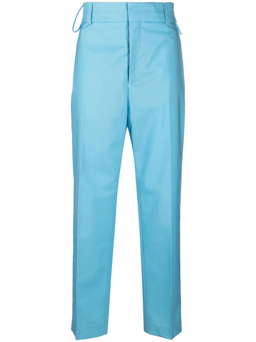 mid-rise straight-leg trousers - 1