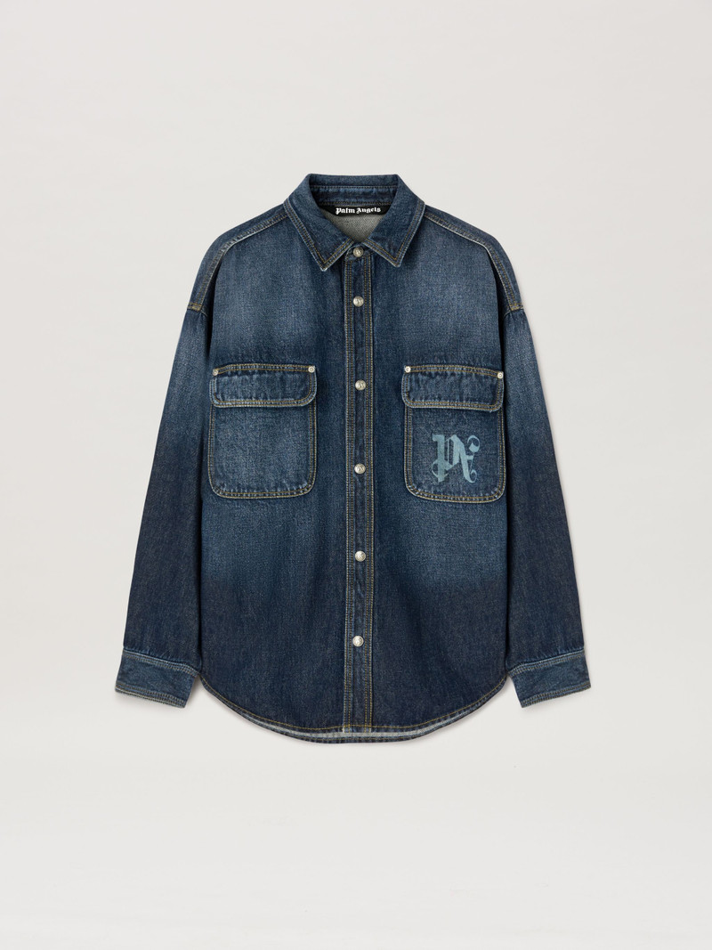 Midnight Monogram Denim Shirt 1