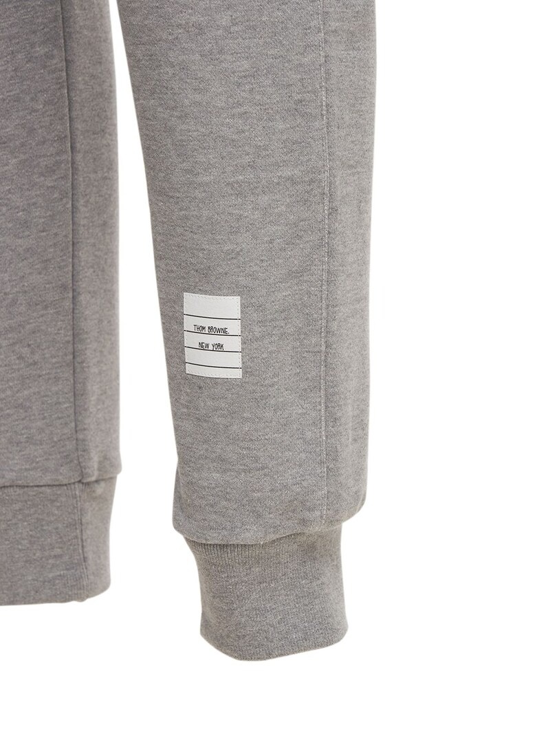 INTARSIA STRIPES COTTON SWEATPANTS - 5