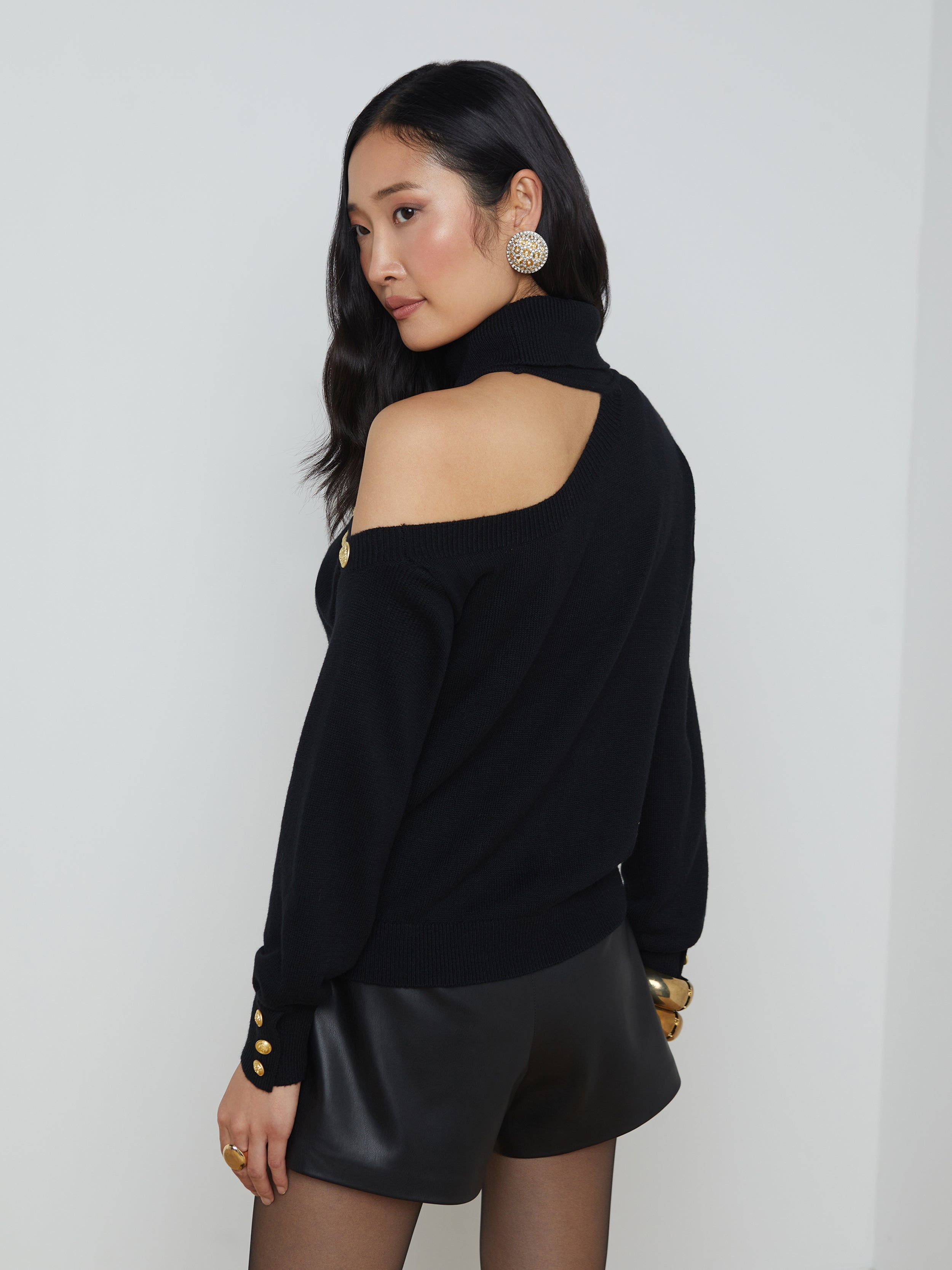 Brixie Cutout Turtleneck - 3