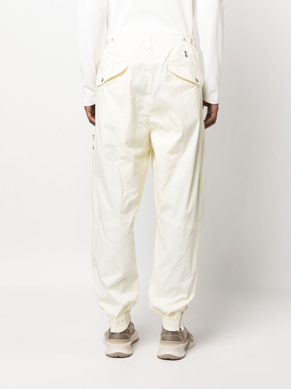 straight-leg cotton track pants - 4