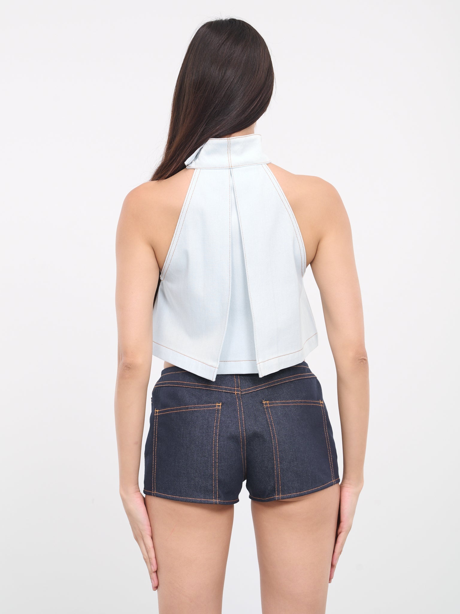 Denim Halterneck Top - 3