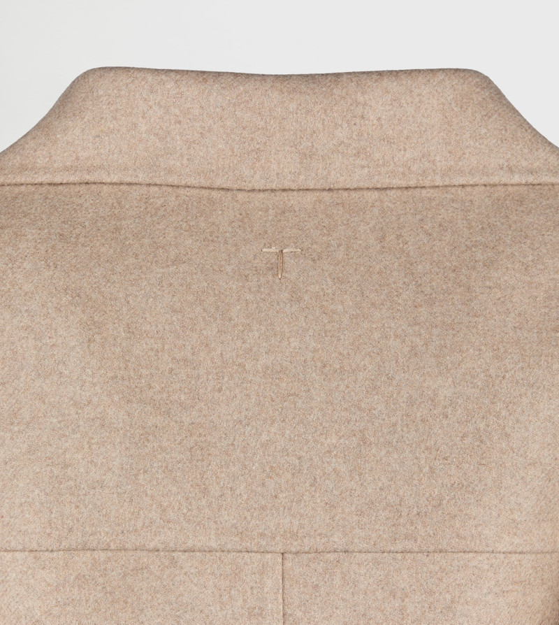 JACKET IN DOUBLE CASHMERE - BEIGE 2