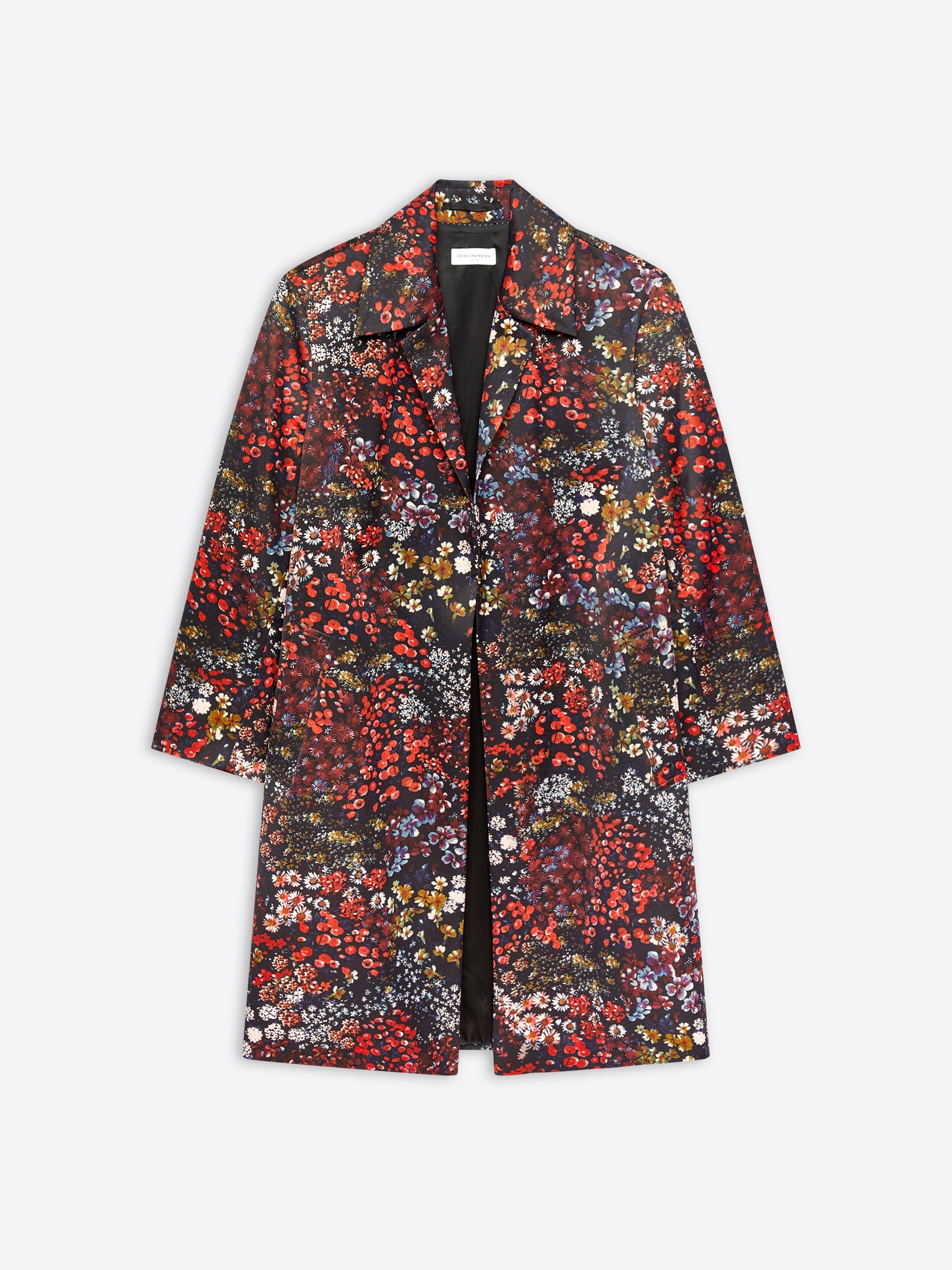 RELAXED FLORAL COAT - 1
