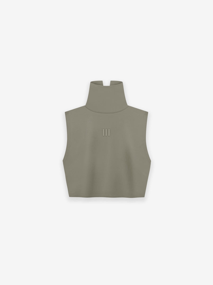 WOMENS HIGH NECK CROP TOP - 1