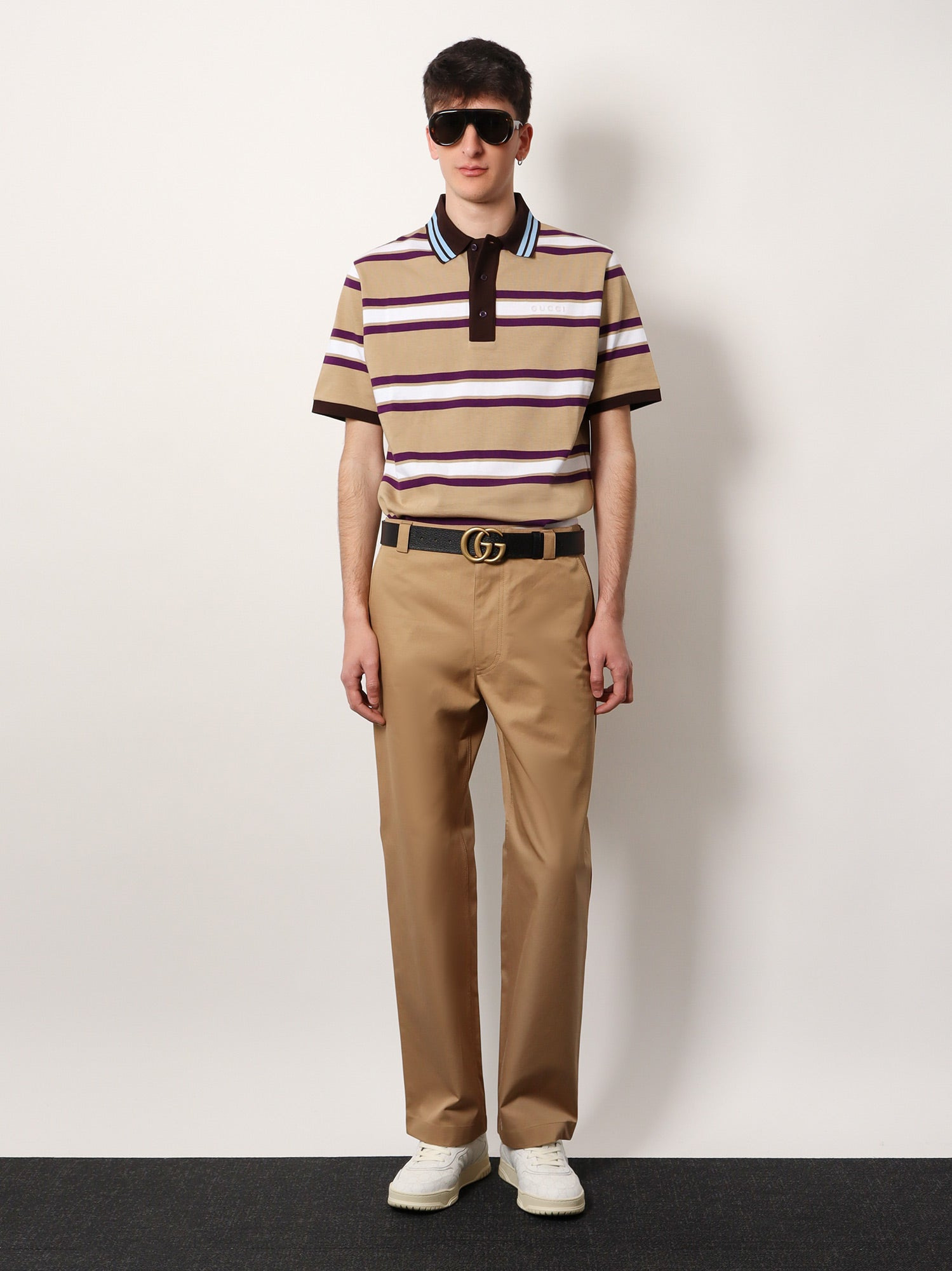 Gucci Cotton Trouser With Web Detail - 2