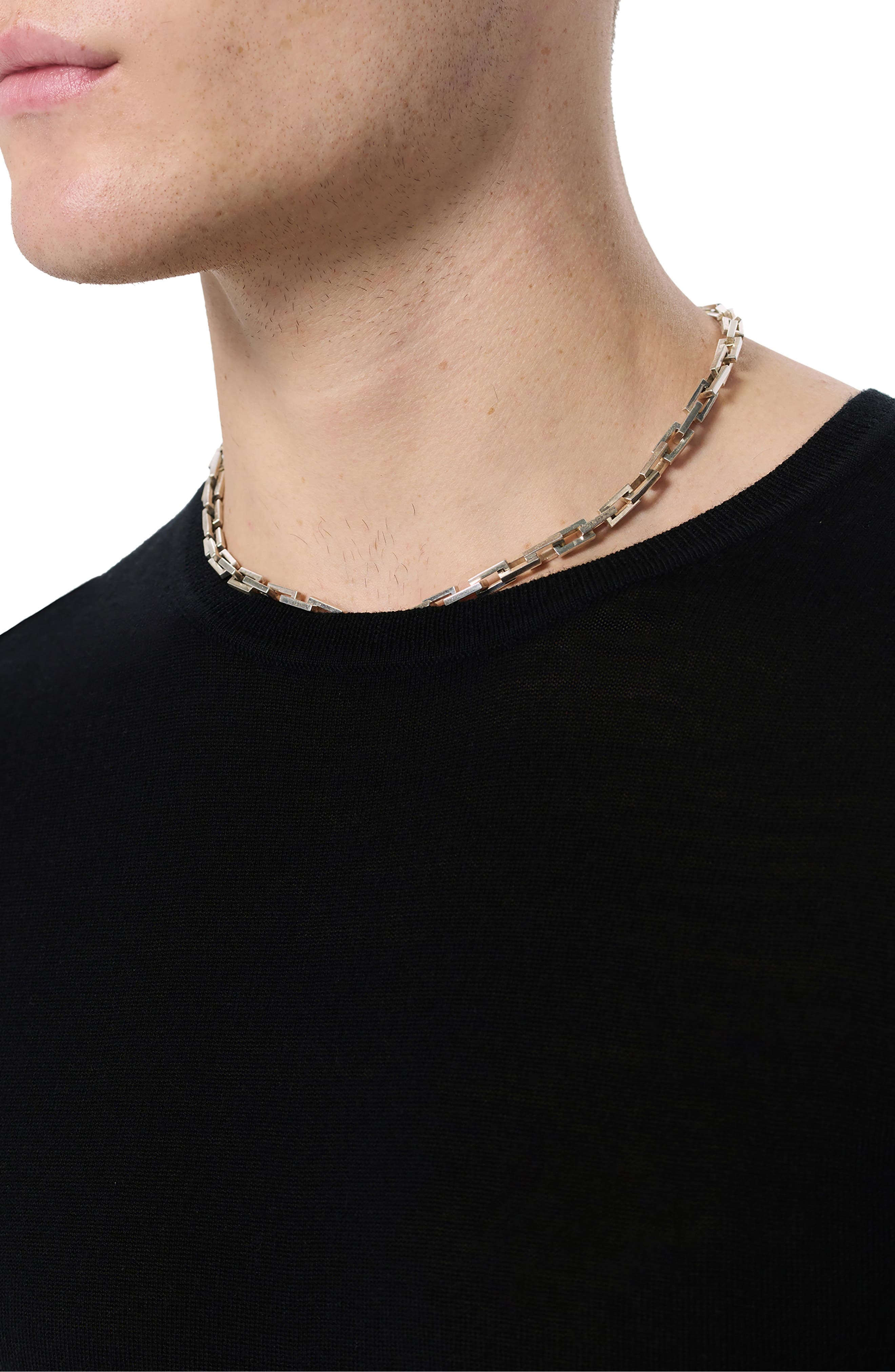 rag & bone Aulton Wool Blend T-Shirt in Black at Nordstrom - 4
