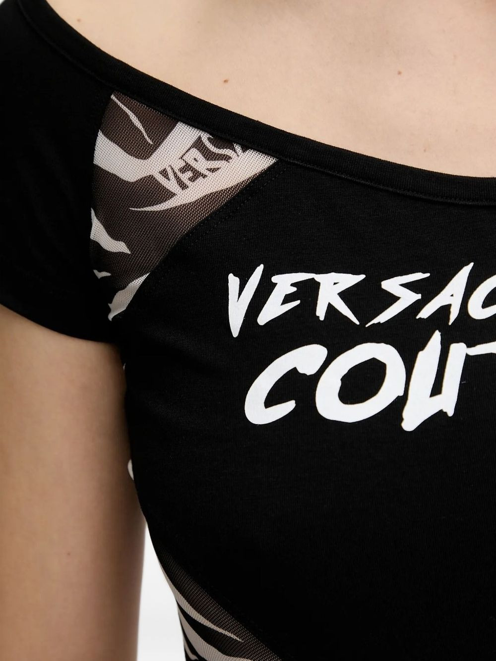 zebra-print mini dress - 3