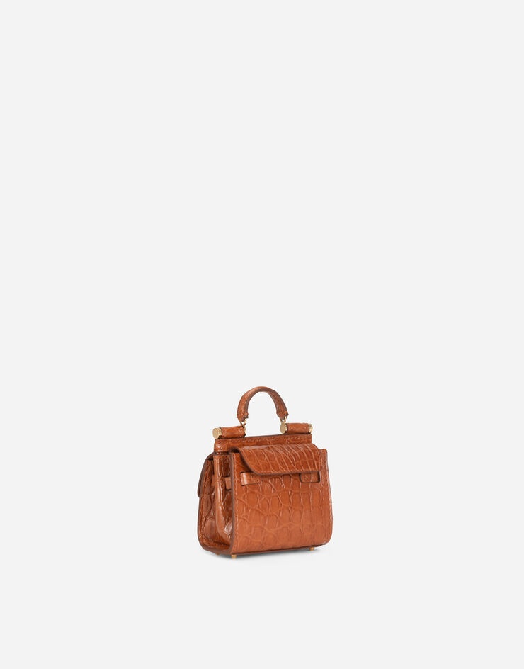 Sicily 58 micro bag in crocodile flank leather - 4