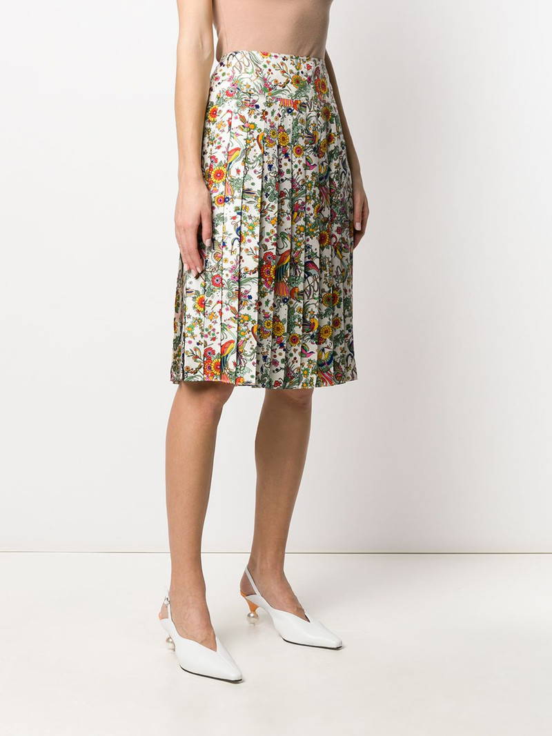 floral print pleated skirt 3