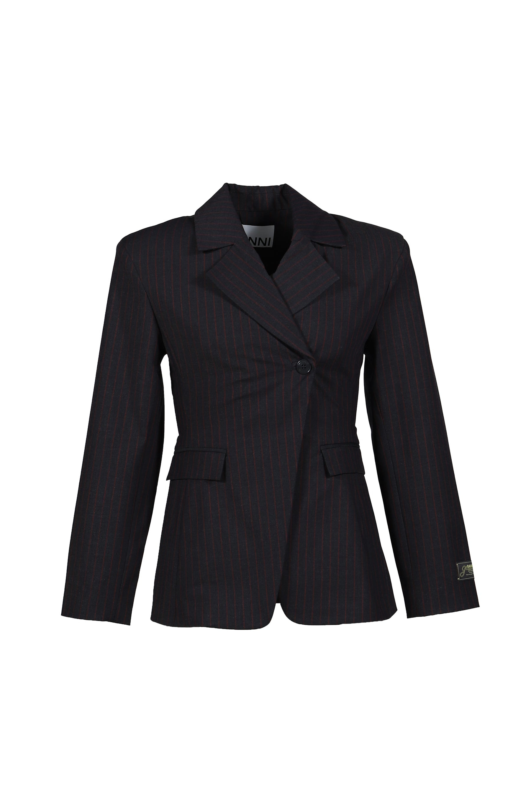 STRETCH STRIPE BLAZER / PHANTOM - 5