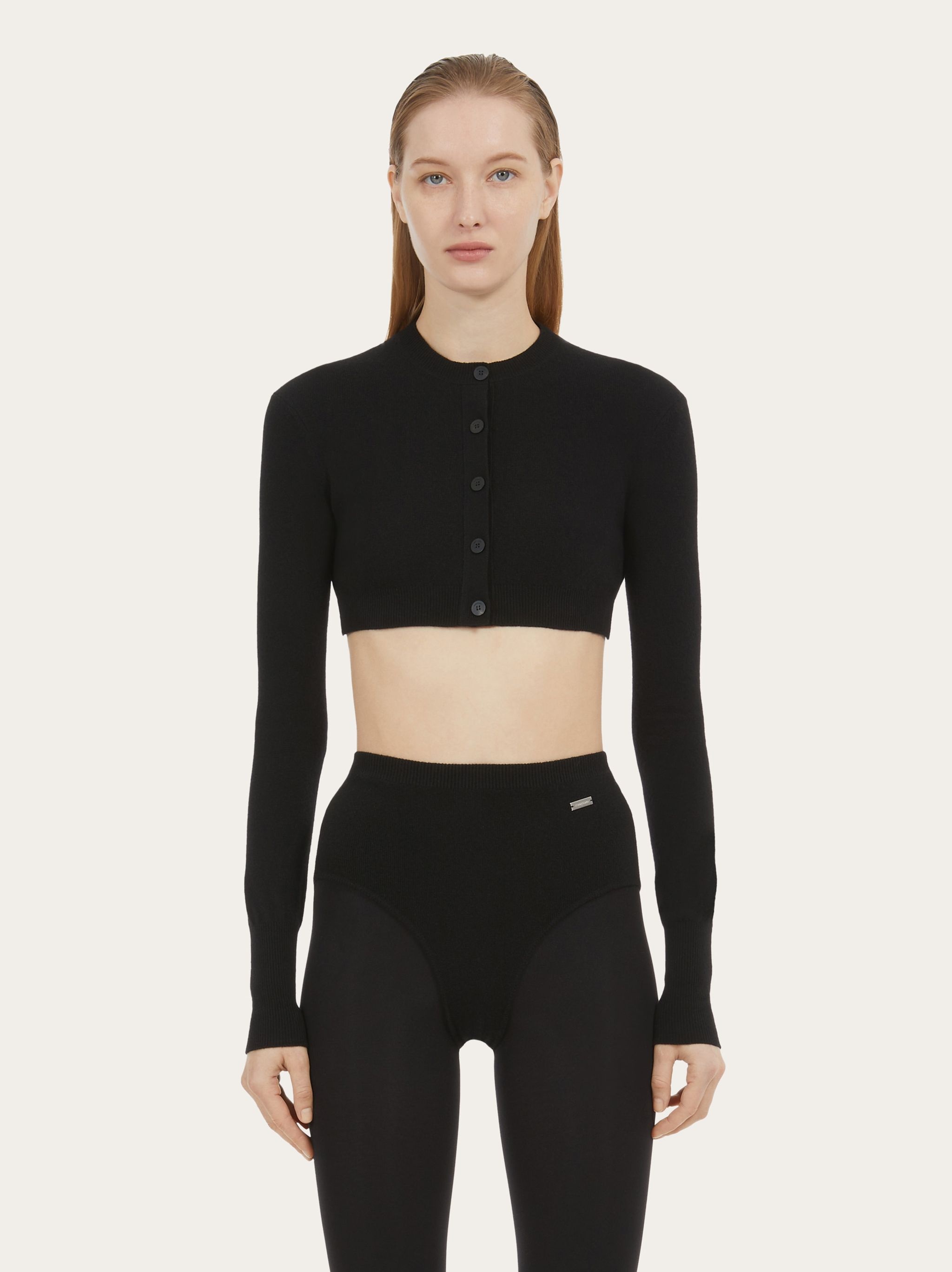 Cropped cardigan - 2