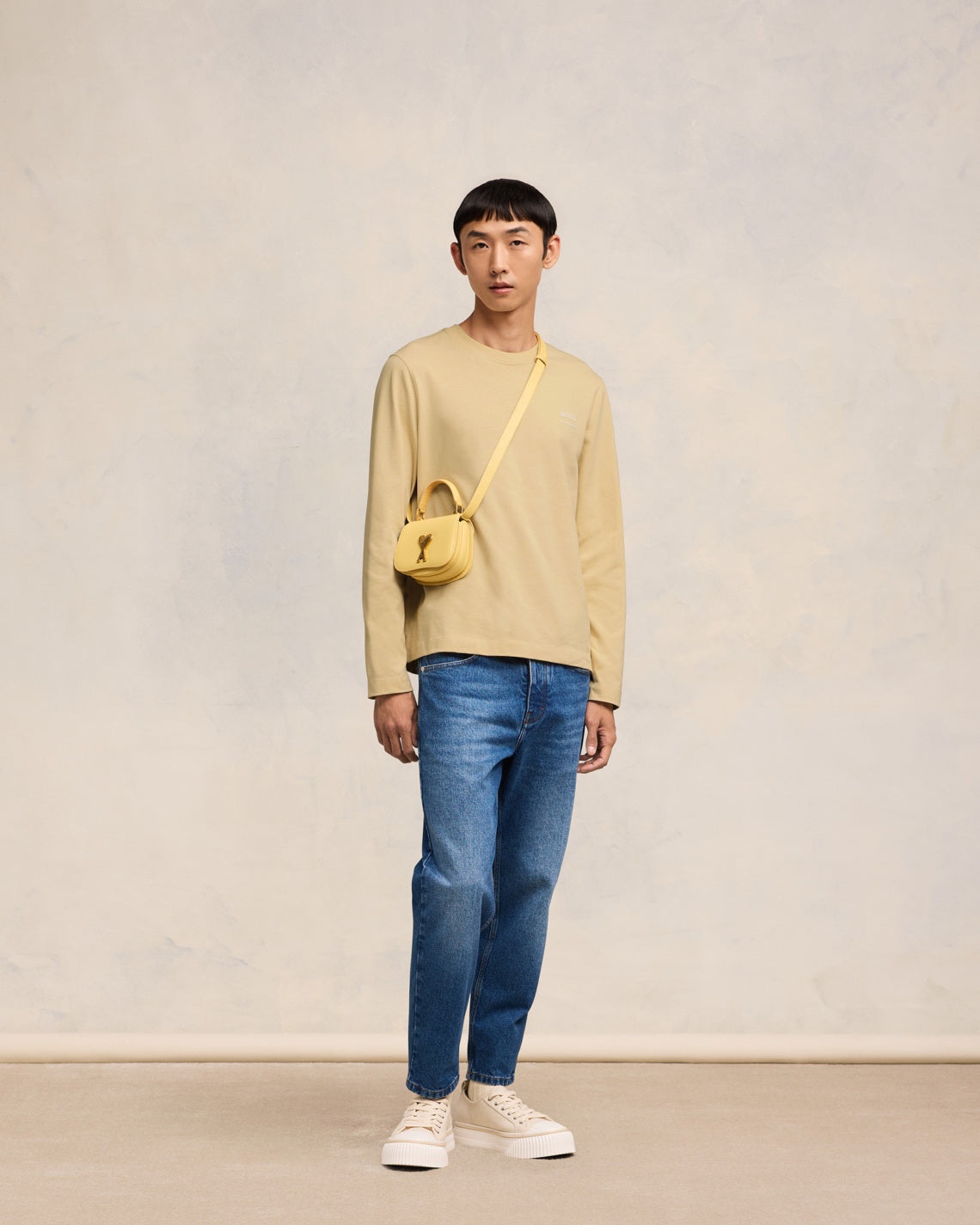 AMI Paris LONG SLEEVE AMI ALEXANDRE MATTIUSSI T-SHIRT