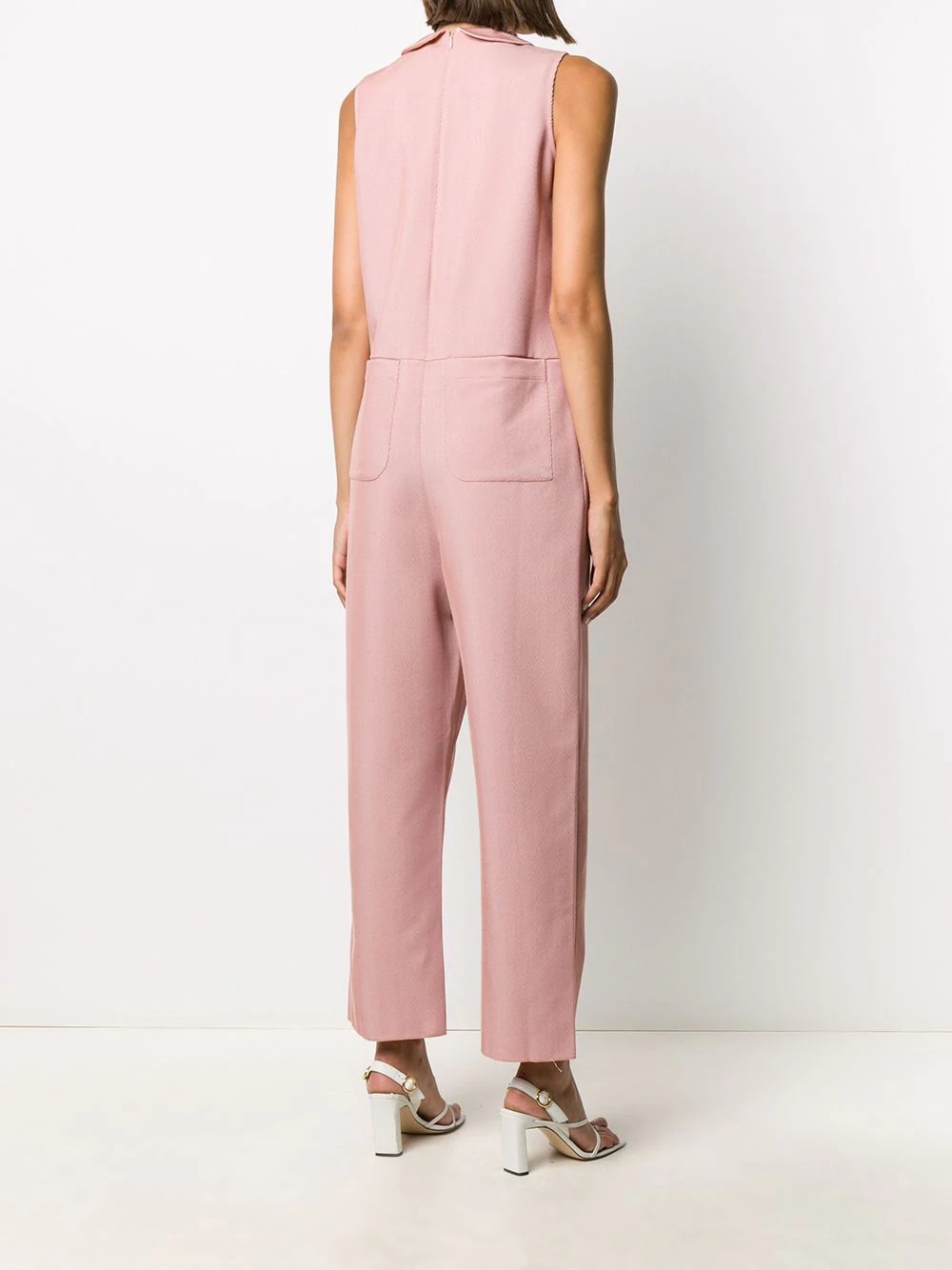 straight-leg jumpsuit - 4