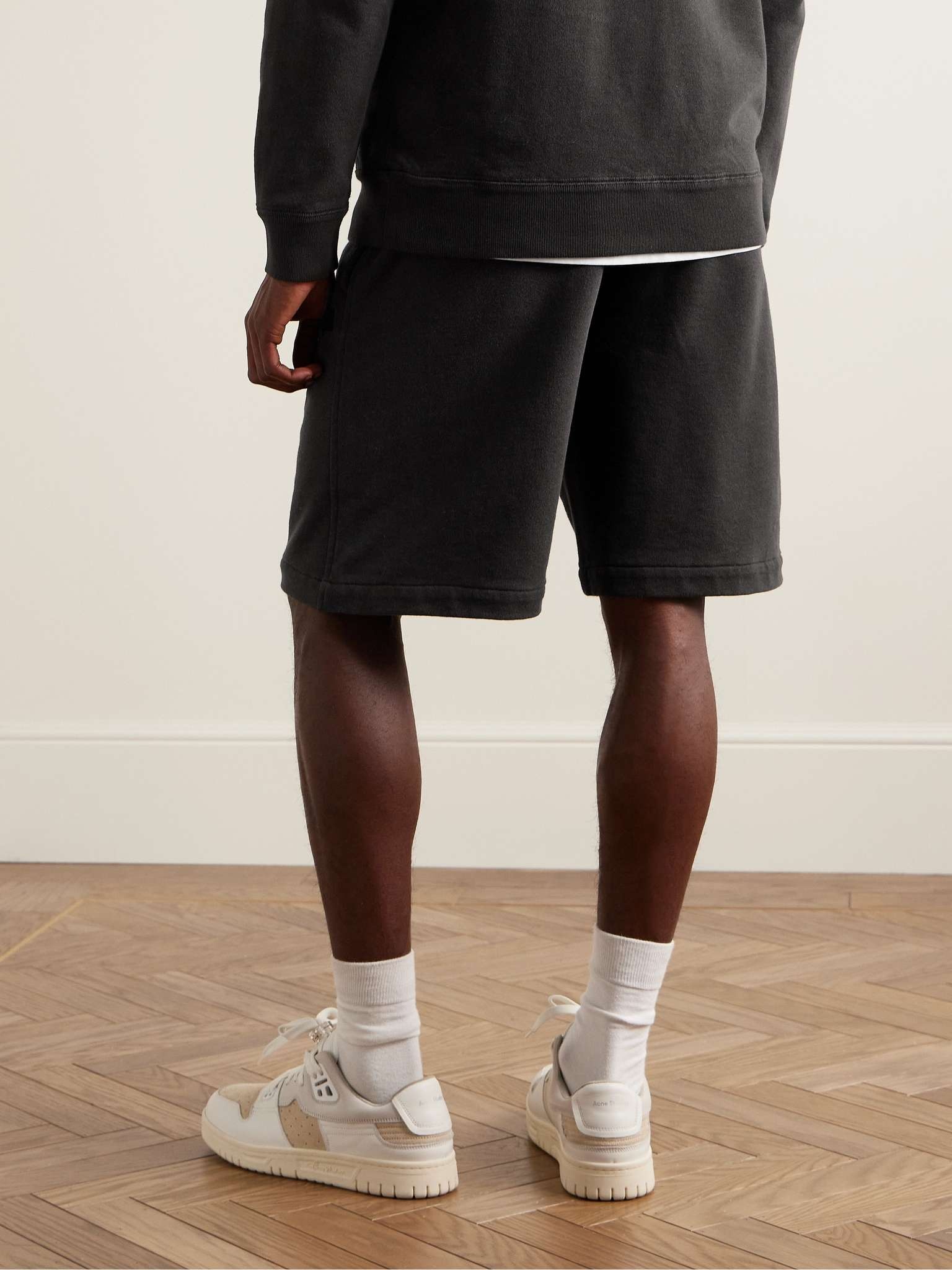 Mahelo Straight-Leg Cotton-Blend Jersey Drawstring Shorts - 3
