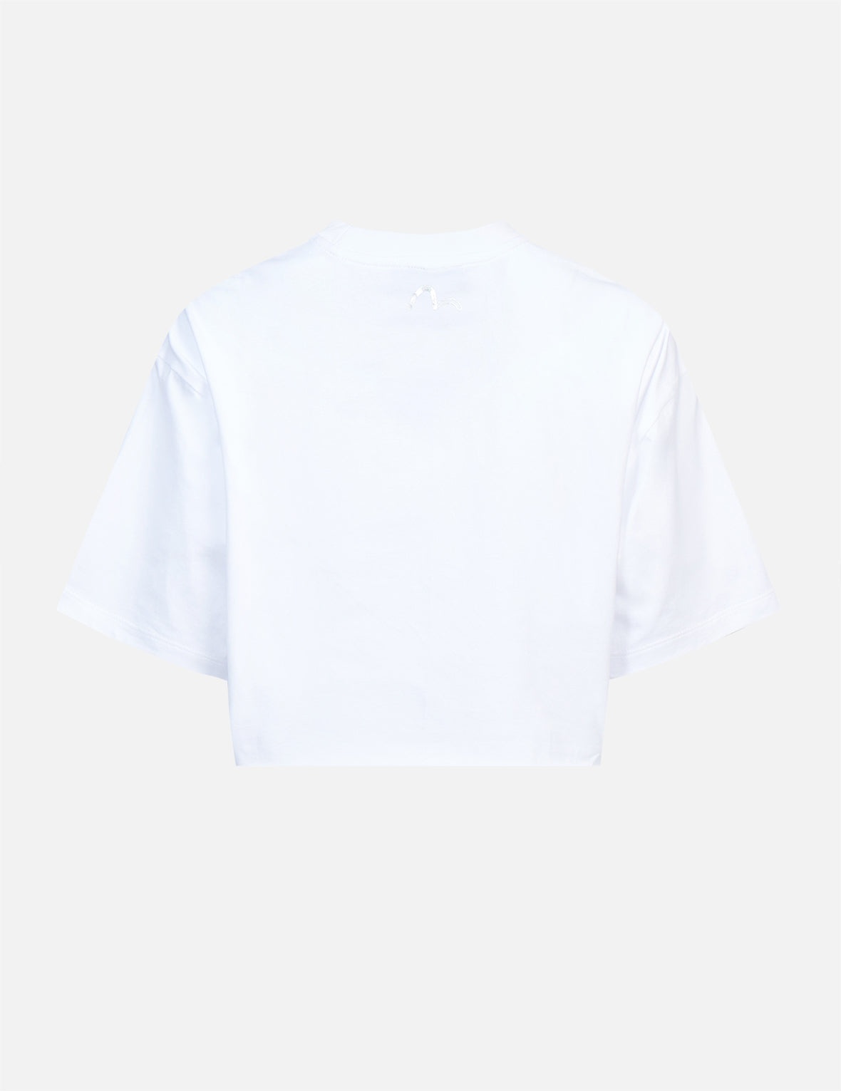 Logo Print Tie Front Drop-shoulder T-shirt - 2
