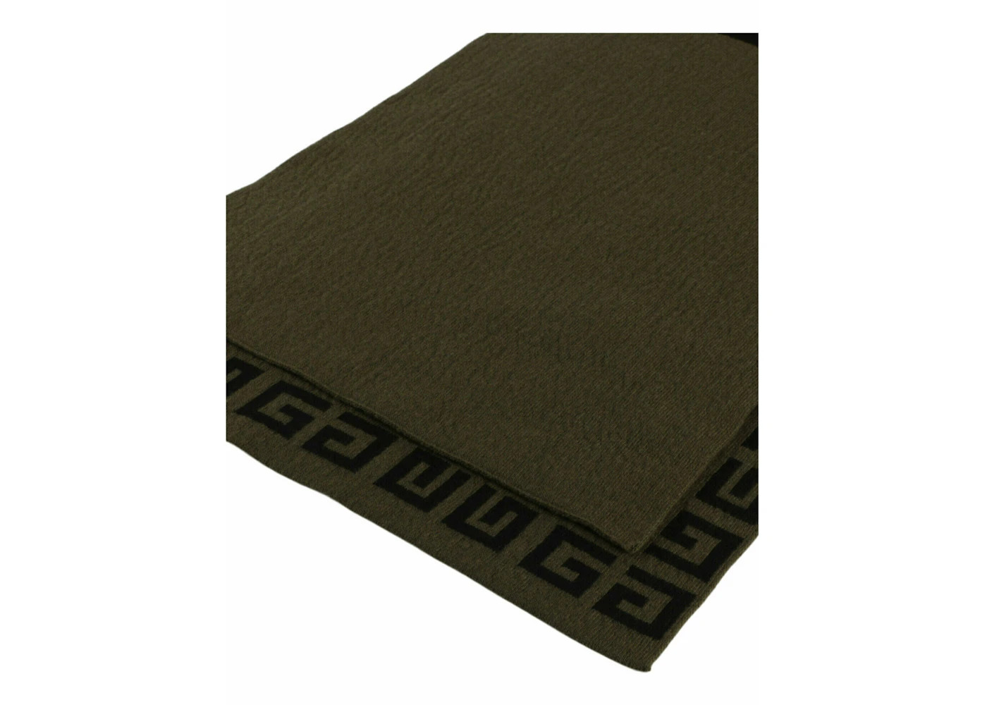 Givenchy Double Face 4G Scarf Black/Khaki - 6