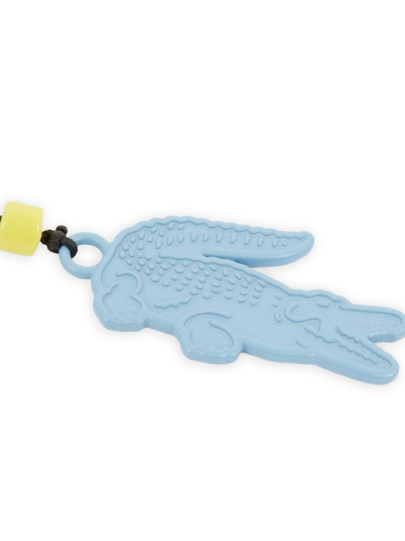 LACOSTE heart-shaped beaded keyring outlook