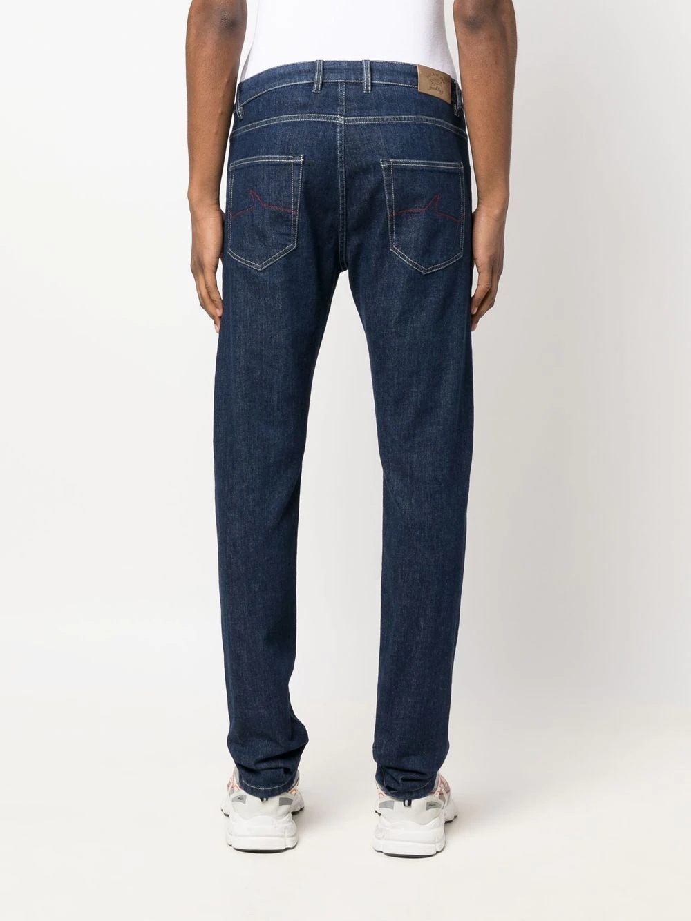 mid-rise slim-cut jeans - 4