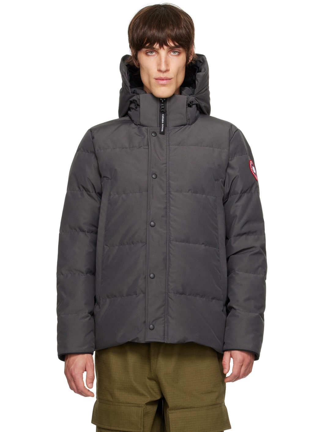 Gray Wyndham Down Jacket - 1