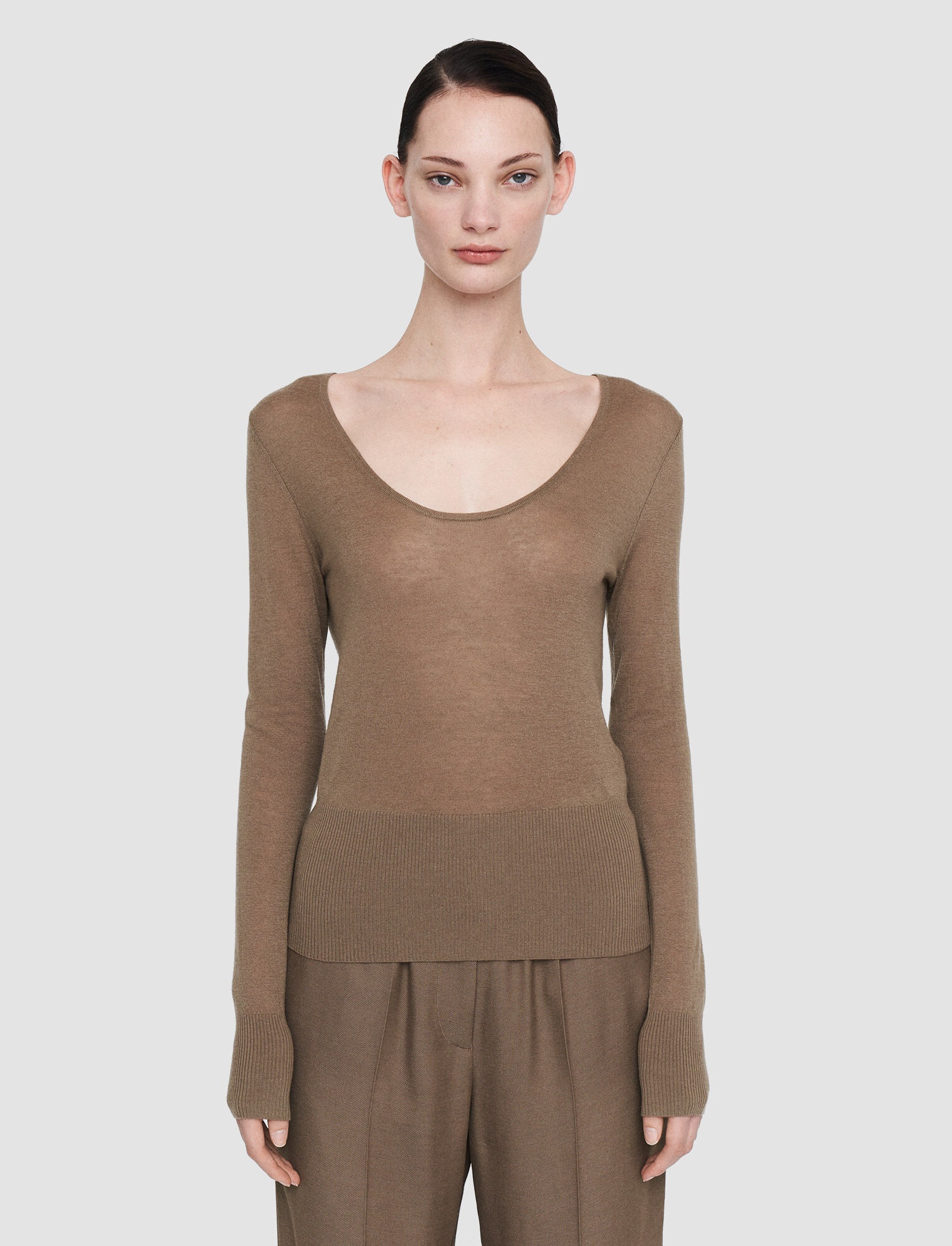 Cashair Scoop Neck Jumper - 3